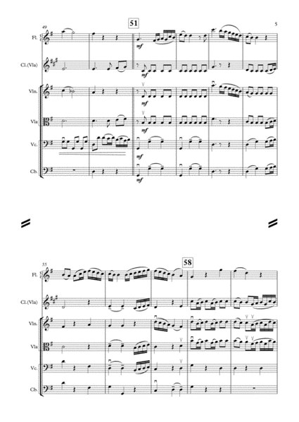 Domenico Cimarosa, "Sinfonietta" from Flute Quartet #2 image number null