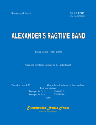 Book cover for Alexander’s Ragtime Band