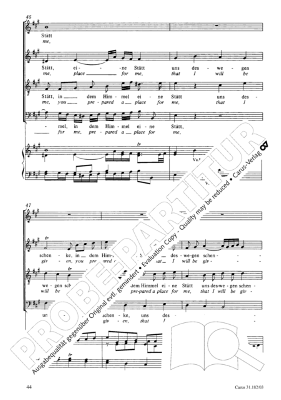 Himmelskonig, sei willkommen (King of heaven, be most welcome) ATB scores gallery preview page 44