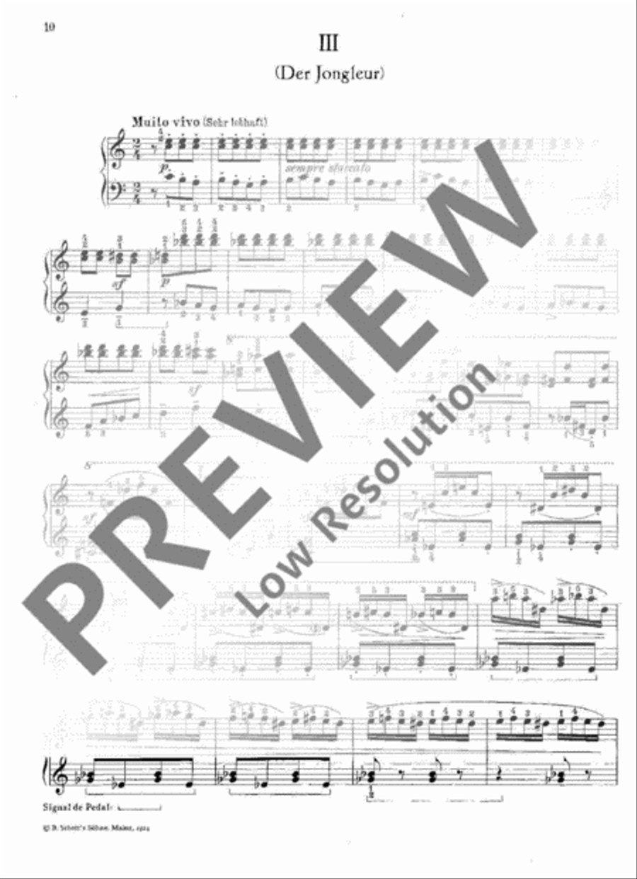 Burlesken Piano Solo scores gallery preview page 11