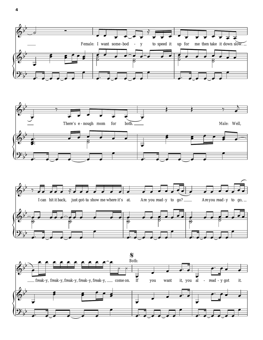 4 Minutes 4 Minutes Piano, Vocal, Guitar scores gallery preview page 4