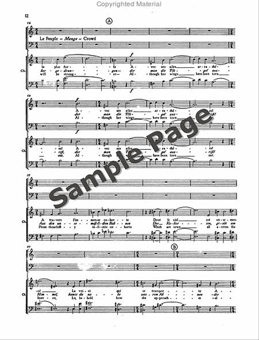 Canticle To Hope Vocal Score 4-Part scores gallery preview page 13