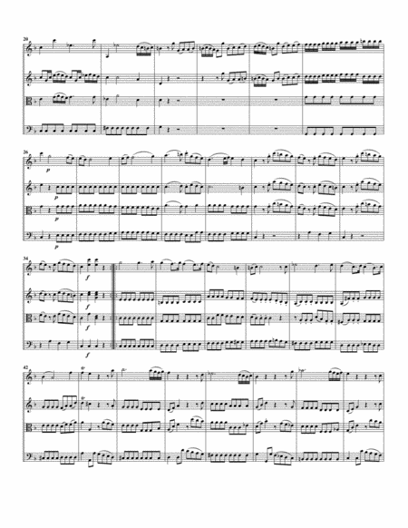 Divertimento, K.138 (original version for string quartet)
