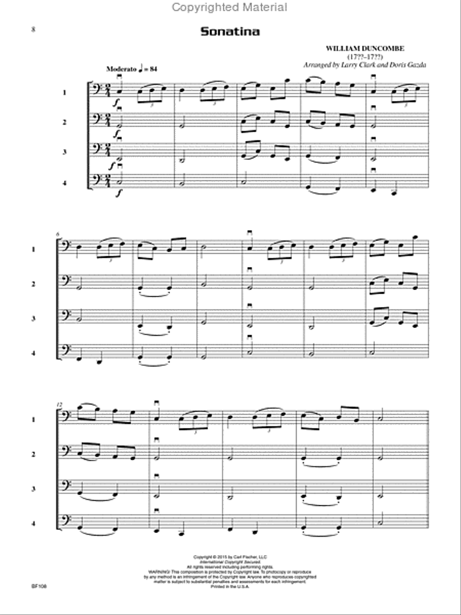 Compatible Quartets for Strings String Orchestra scores gallery preview page 2