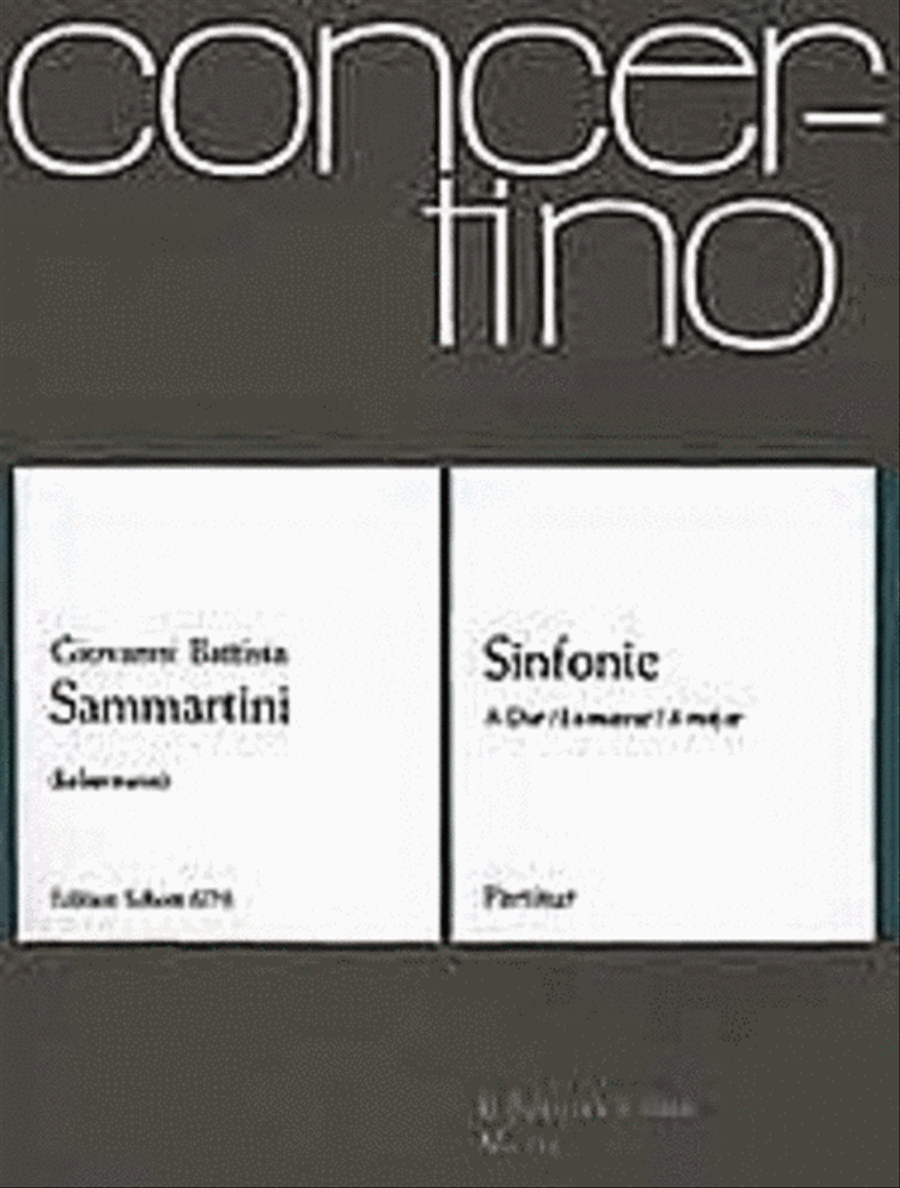 Symphony in A Major Chamber Orchestra scores gallery preview page 1