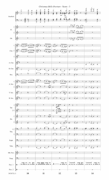 Christmas Bells Overture - Concert Band Score and Parts