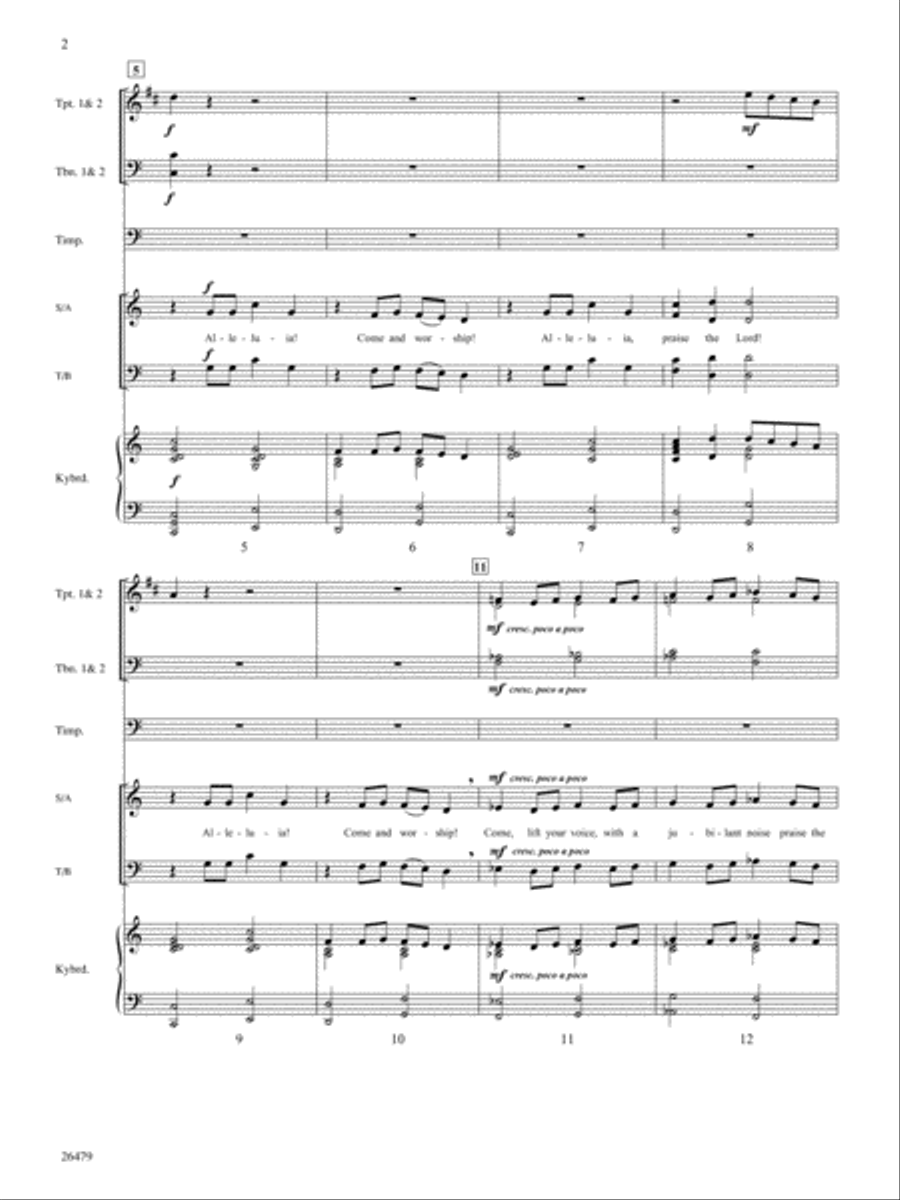 Let Music Fill This Place Choir scores gallery preview page 3