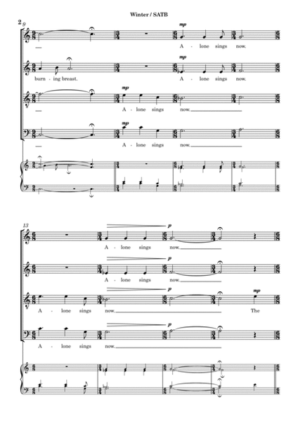 Winter (SATB)