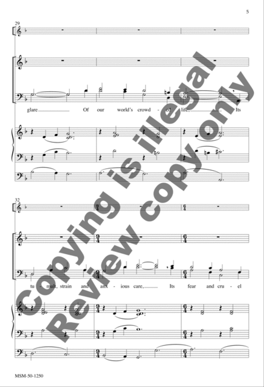 Still Shining in the Holy Light 4-Part scores gallery preview page 5