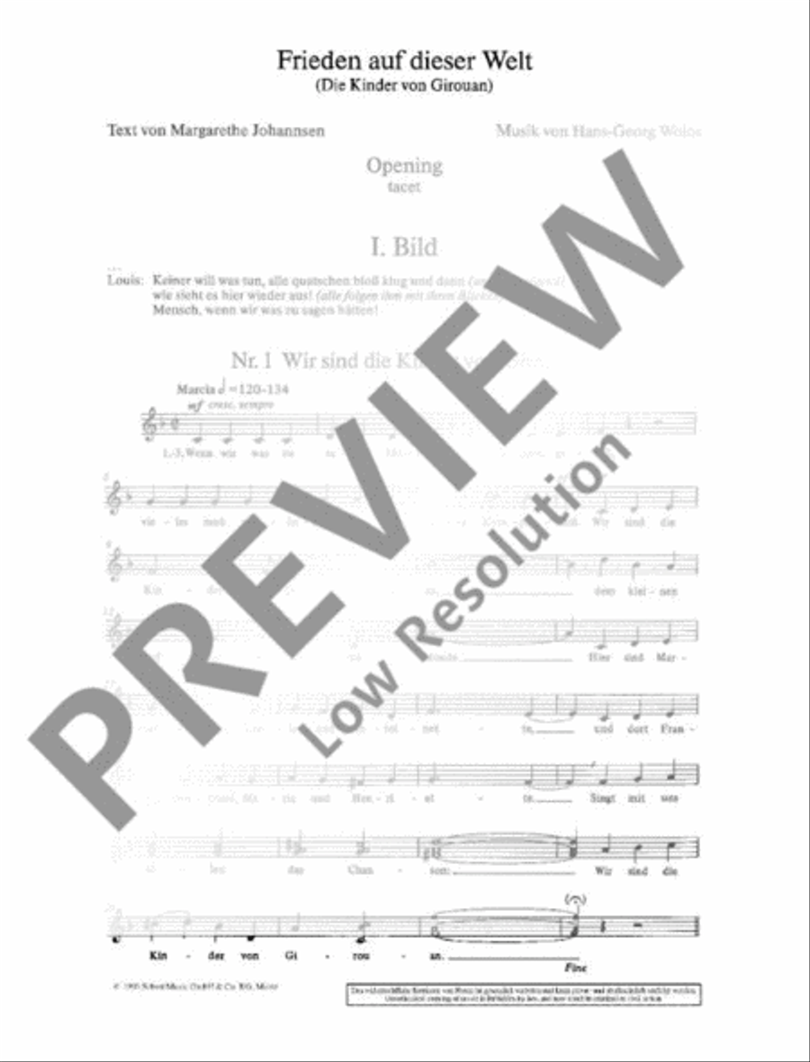 Frieden auf dieser Welt Choir scores gallery preview page 4