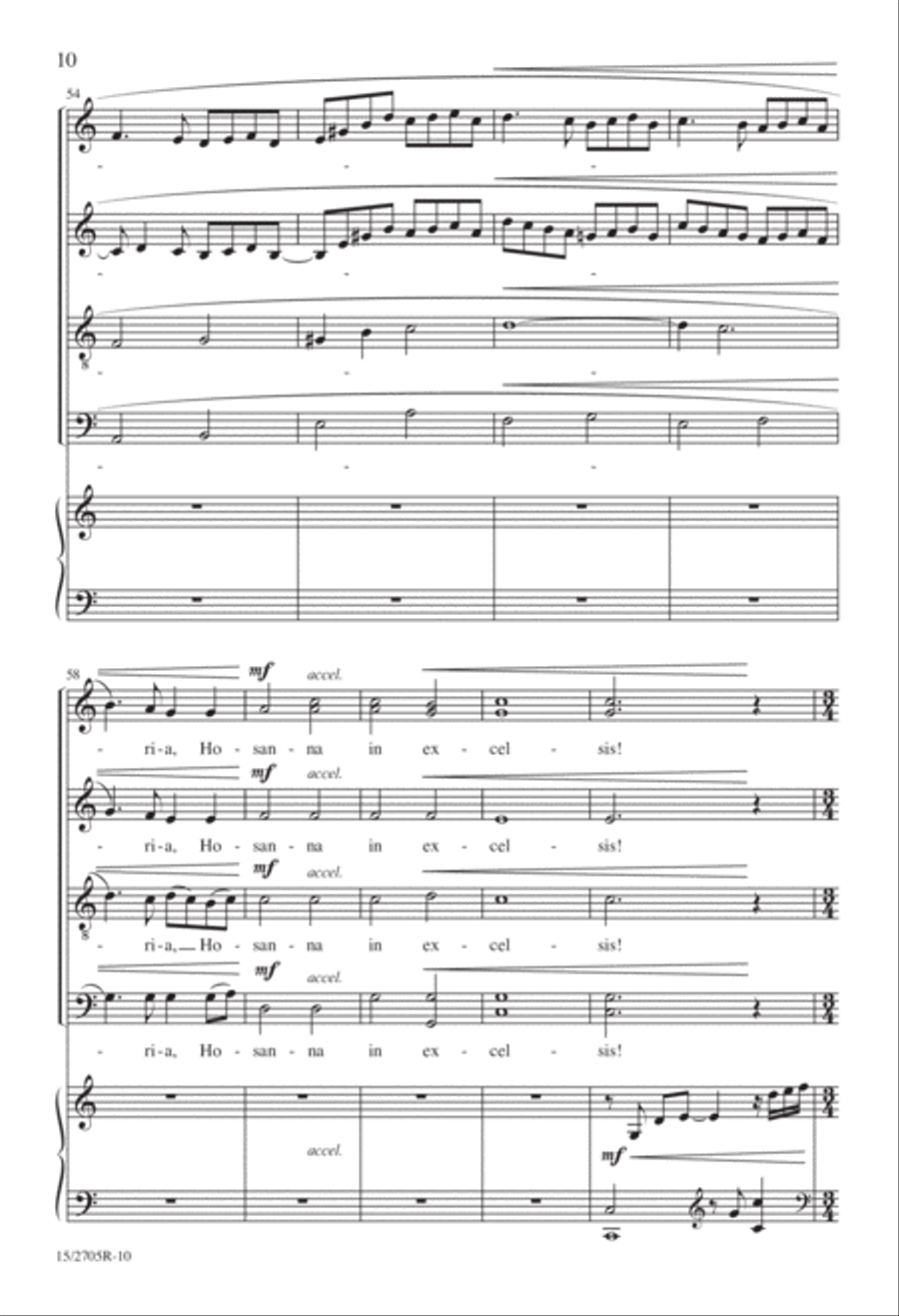 Ding, Dong! Merrily on High 4-Part scores gallery preview page 10