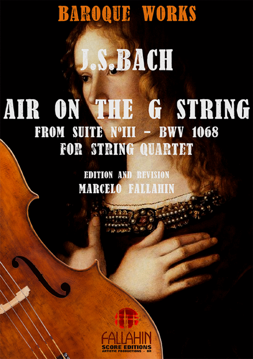 AIR ON THE G STRING (SUITE NO. 3, BWV 1068) - J. S. BACH - FOR STRING QUARTET image number null