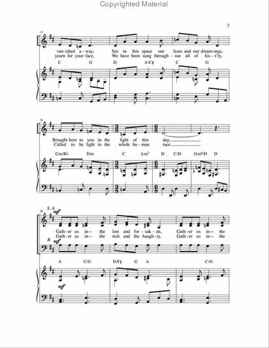 Gather Us In Gather Us In 3-Part scores gallery preview page 3