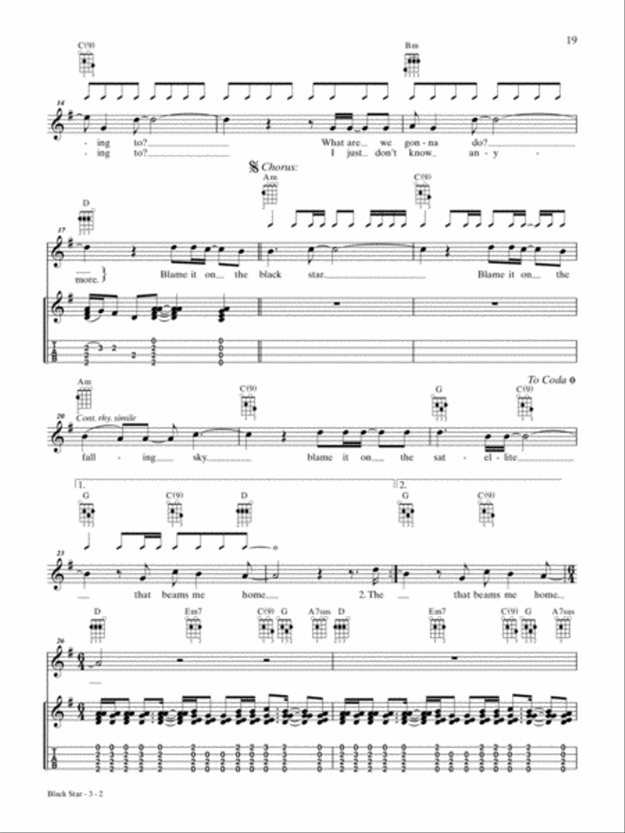 Black Star Black Star Ukulele scores gallery preview page 2