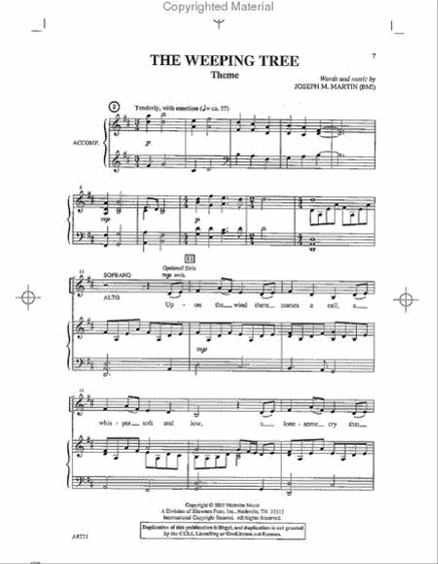 The Weeping Tree 4-Part scores gallery preview page 9