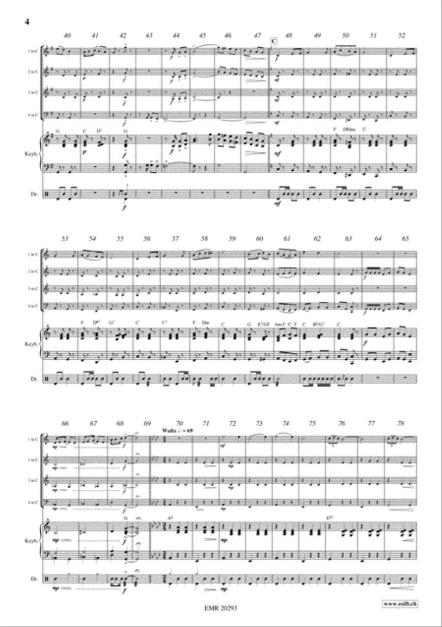 Camptown Races Camptown Races Concert Band scores gallery preview page 4