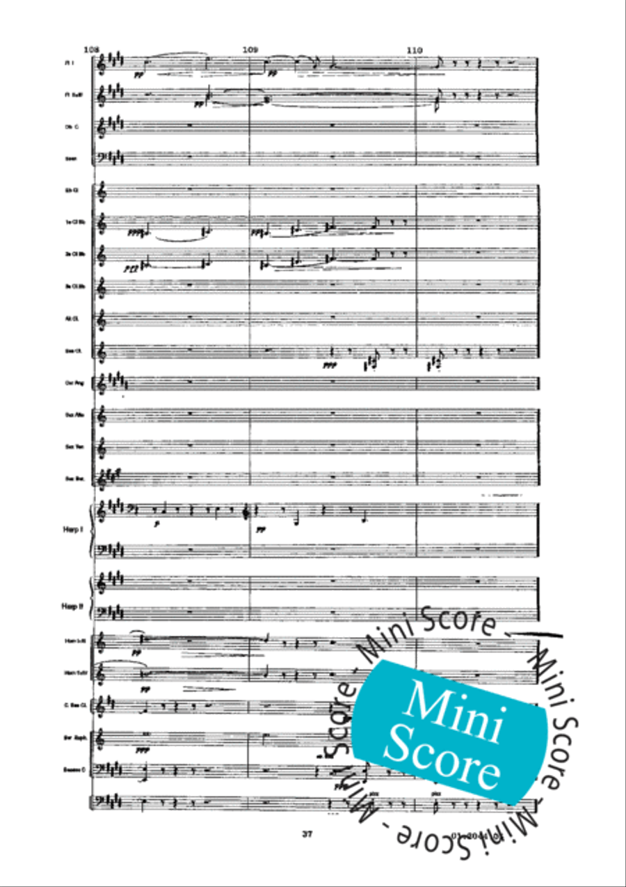 Prelude a L'Apres-Midi D'un Faune Concert Band scores gallery preview page 41