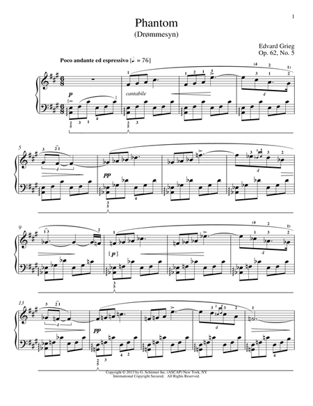 Phantom (Drommesyn), Op. 62, No. 5