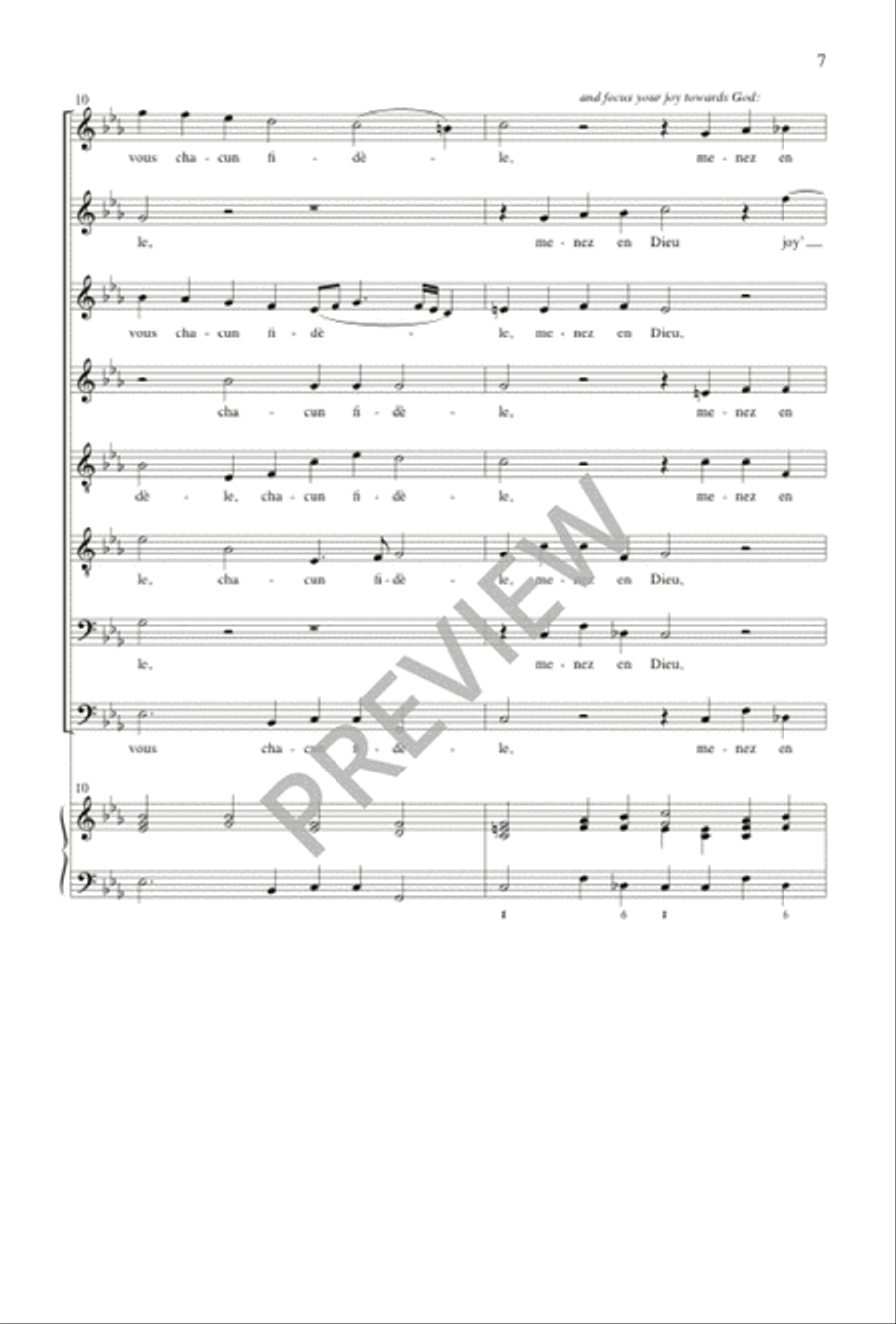 Pseaume 33 Pseaume 33 SSAATTBB scores gallery preview page 8