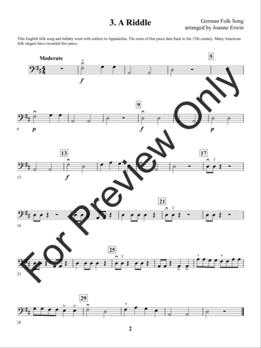 String Premiere - Bass String Orchestra scores gallery preview page 8