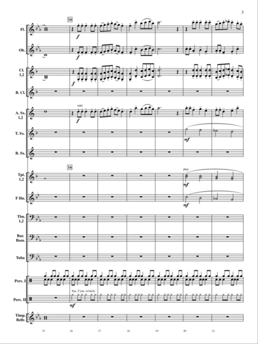 Rondo on a Modal Theme Rondo on a Modal Theme Concert Band scores gallery preview page 4