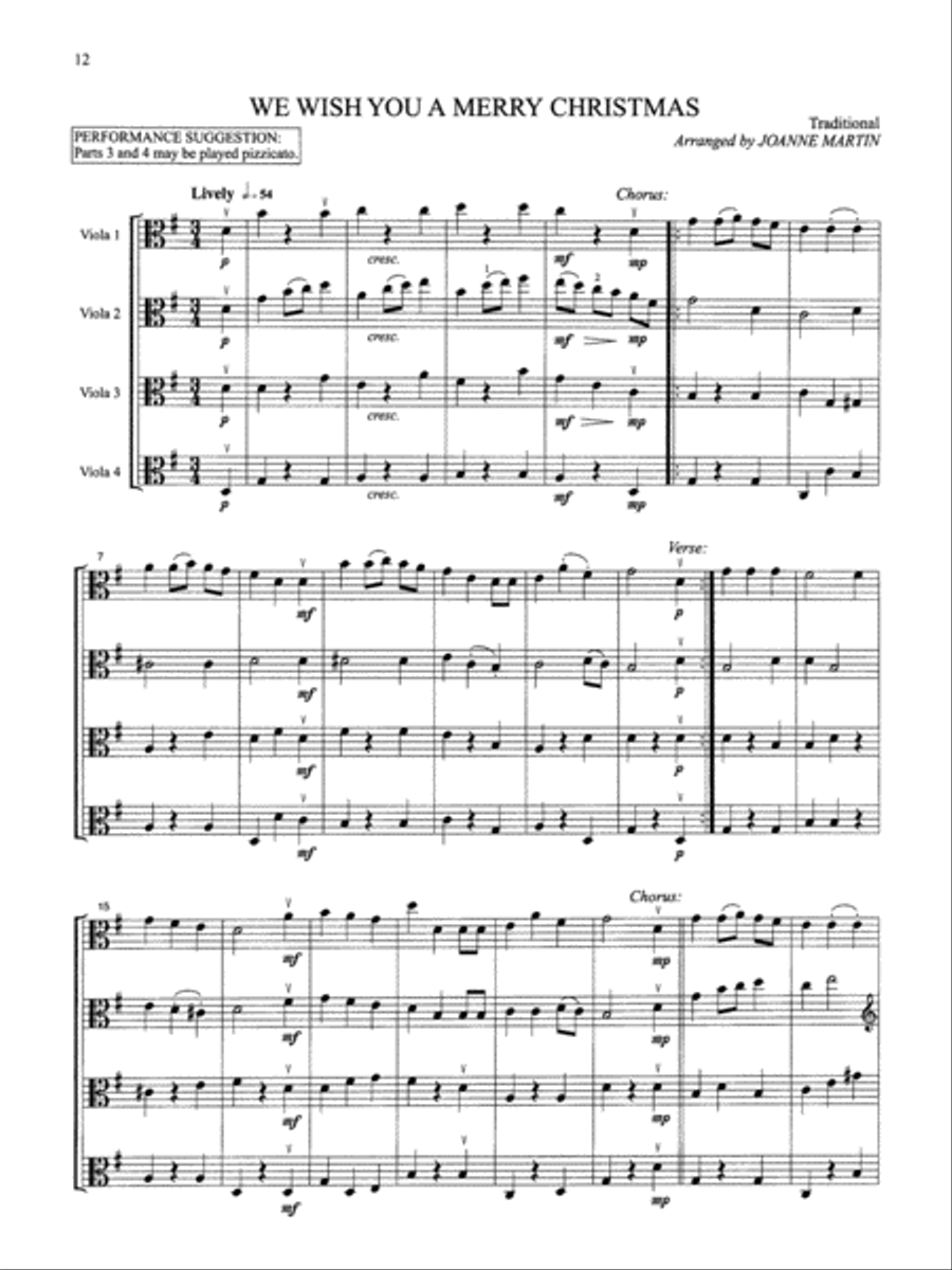 More Festive Strings for Ensemble Collection / Songbook scores gallery preview page 10