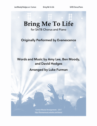 Book cover for Bring Me To Life