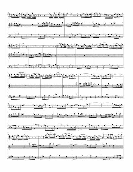 Aria: Kein Arzt ist ausser dir zu finden from Cantata BWV 103 (arrangement for 3 recorders)