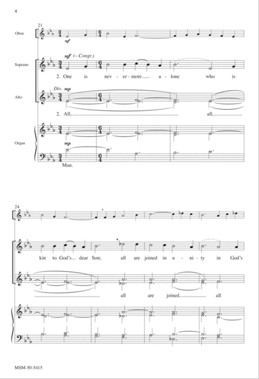 Holy Spirit, Gift of God Divisi scores gallery preview page 4
