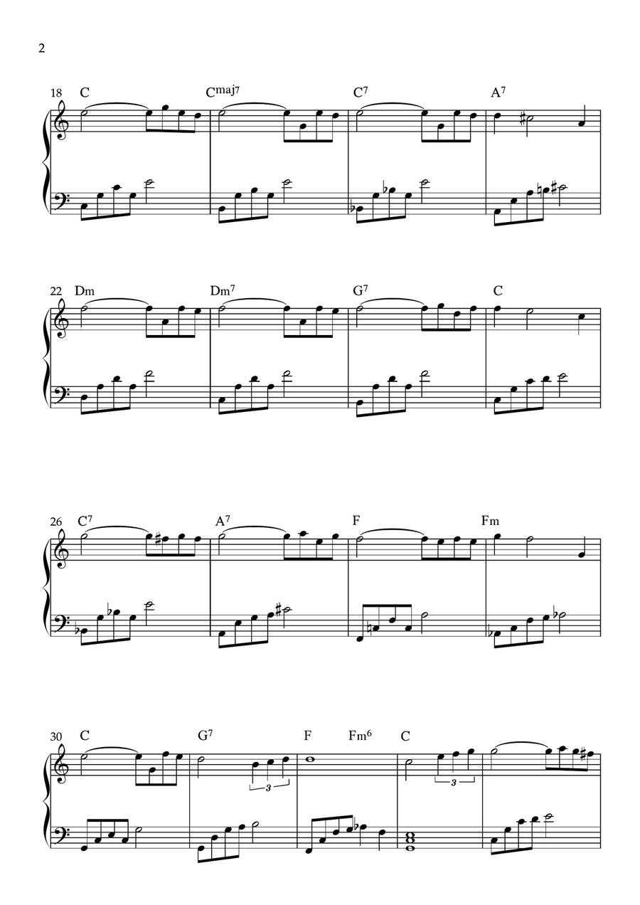 My Way Easy Piano scores gallery preview page 2