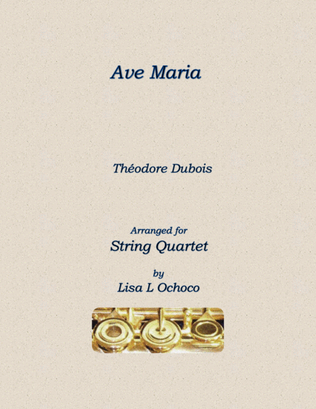 Book cover for Ave Maria for String Quartet