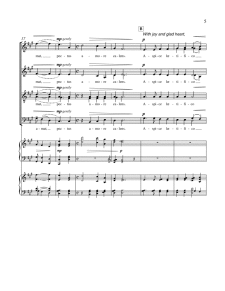 Amo! 1. Munus (A Gift) (Choral Score) image number null