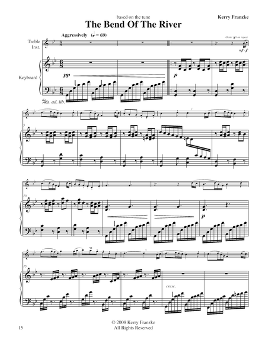 The Bend Of The River Small Ensemble scores gallery preview page 1