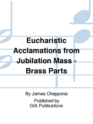 Eucharistic Acclamations - Brass edition