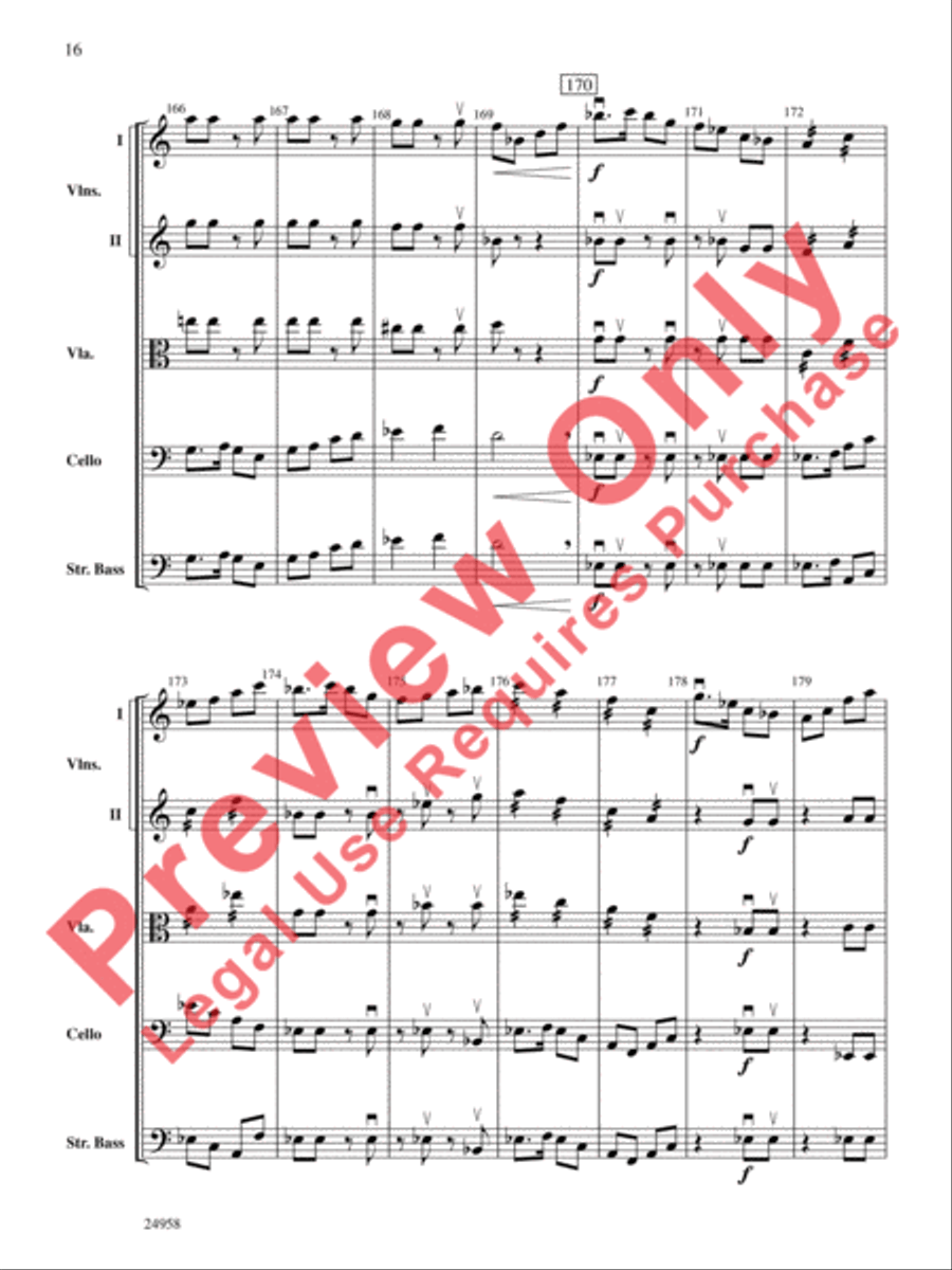 Dreams of a Midsummer Night String Orchestra scores gallery preview page 17