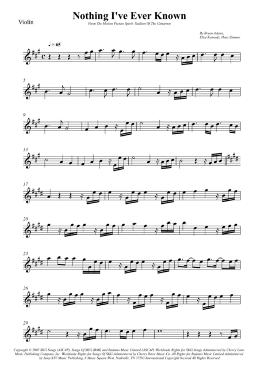 Nothing I've Ever Known String Duet scores gallery preview page 3