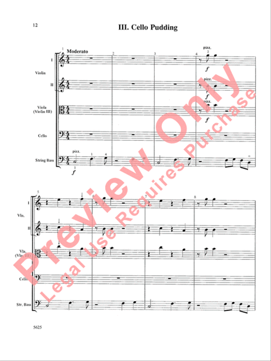 Serendipity Suite Serendipity Suite String Orchestra scores gallery preview page 13