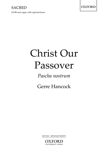 Christ our Passover (Pascha nostrum)