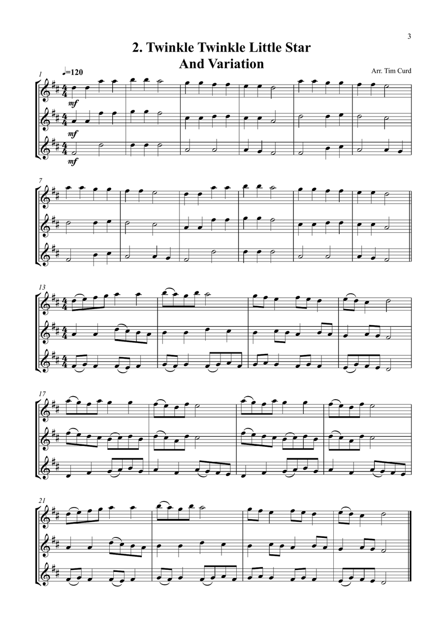 14 Fun Trios For Saxophone Woodwind Trio scores gallery preview page 3