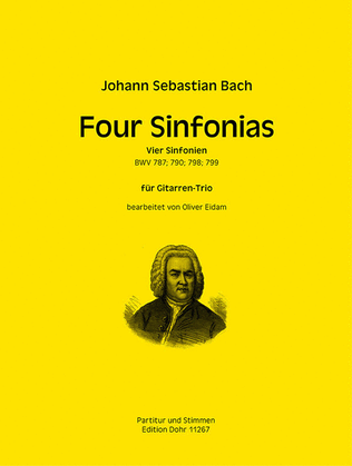 Book cover for Vier Sinfonien (für Gitarren-Trio)