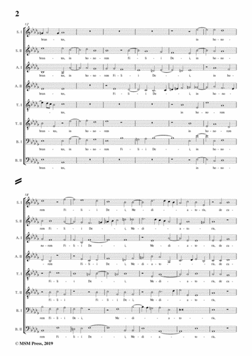 Gabrieli,Giovanni-Iubilemus singuli,in D flat Major,for A cappella image number null