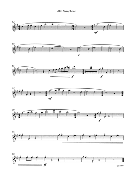 Corona Bona from the Corona Suite for Alto Sax and Piano by Simon Peberdy