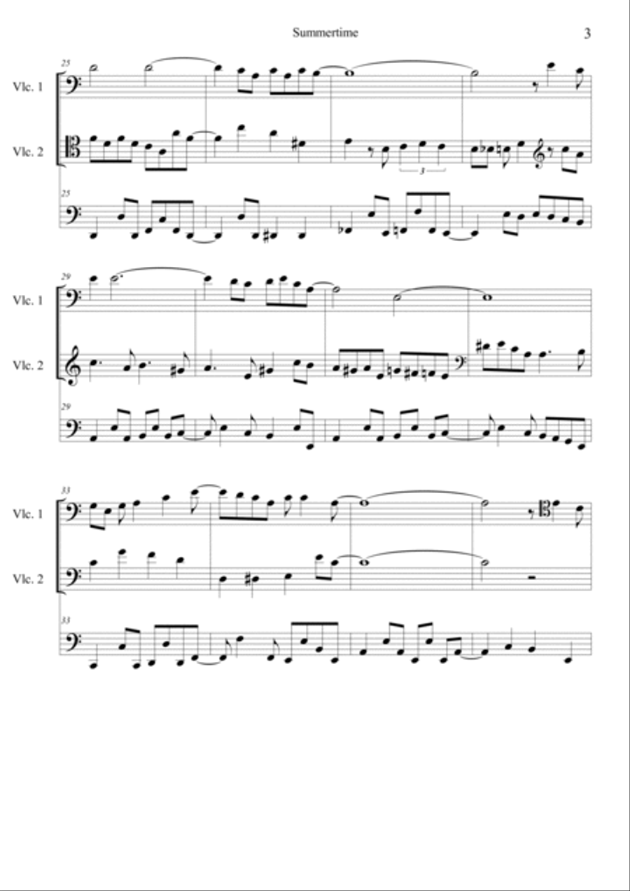 Summertime Summertime String Trio scores gallery preview page 3