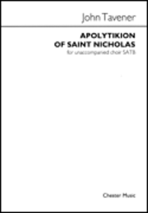 Book cover for Apolytikion of Saint Nicholas
