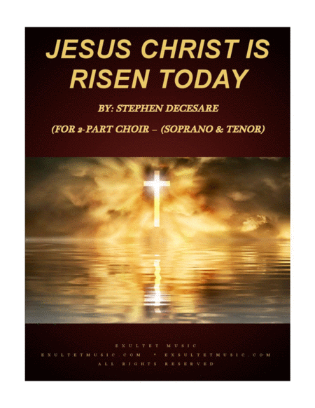 Jesus Christ Is Risen Today (for 2-part choir - (Soprano and Tenor) image number null