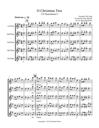 O Christmas Tree (G) (Flute Quintet)