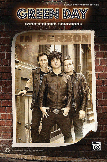 Green Day -- Lyric and Chord Songbook For