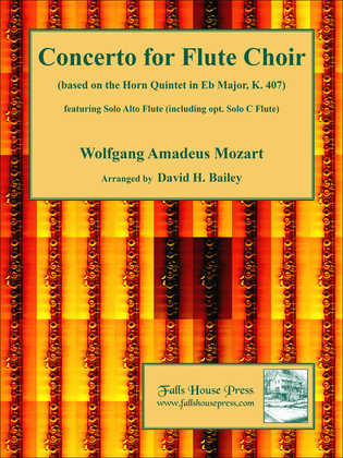 Book cover for Concerto for Flute Choir