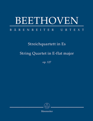 Book cover for String Quartet E-flat Major op. 127