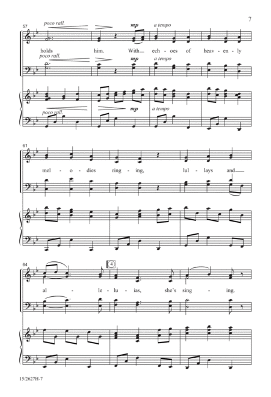 Lullay Alleluia 4-Part scores gallery preview page 8